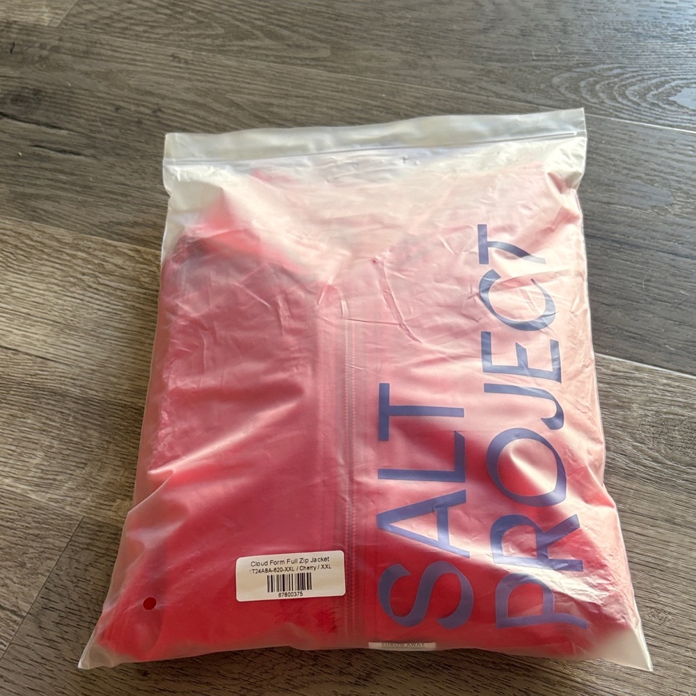 Salt Project Women's Red Full Zip Jacket